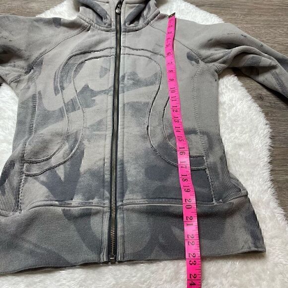 Lululemon Scuba Hoodie Special Edition Size 4 Grey Full Zip Sweatshirt - Picture 7 of 11